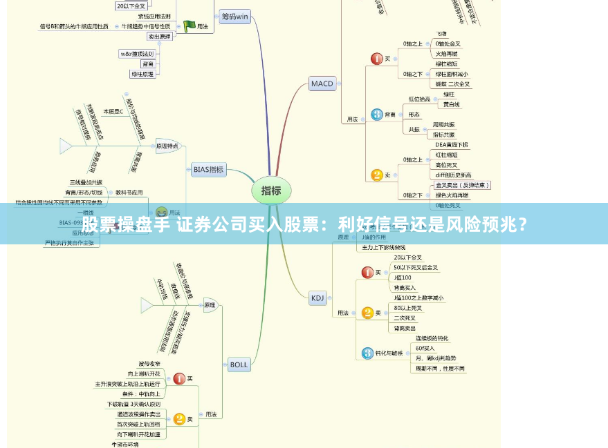 股票操盘手 证券公司买入股票：利好信号还是风险预兆？
